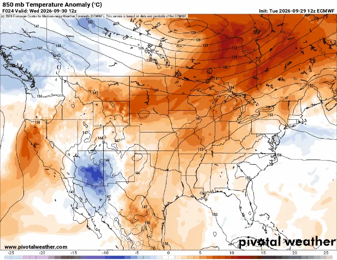Warm Wednesday ahead of cooler air Thursday