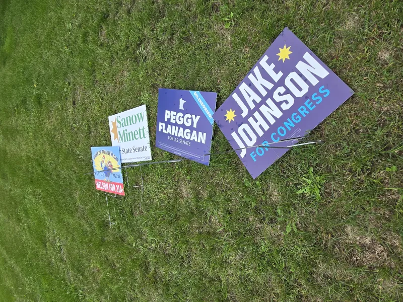 Local DFL signs vandalized