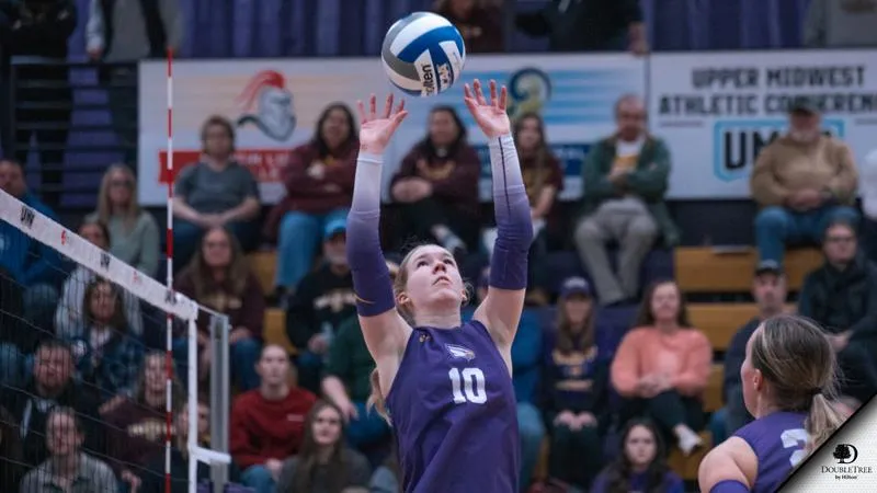 Eagles Take No. 3 Eau Claire to Four Sets