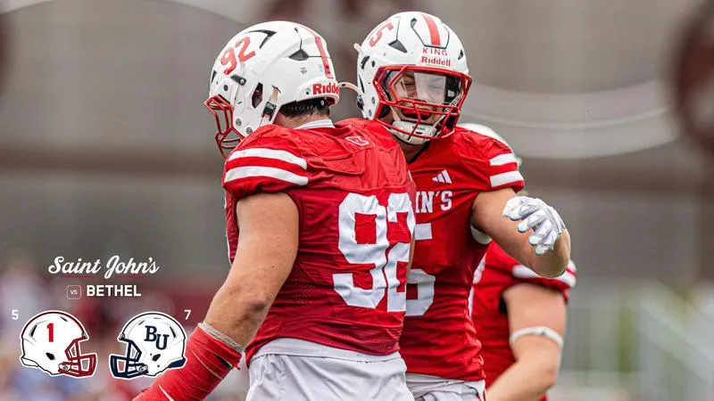 No. 5 SJU Football's Week 5 Game Notes vs. No. 7 Bethel