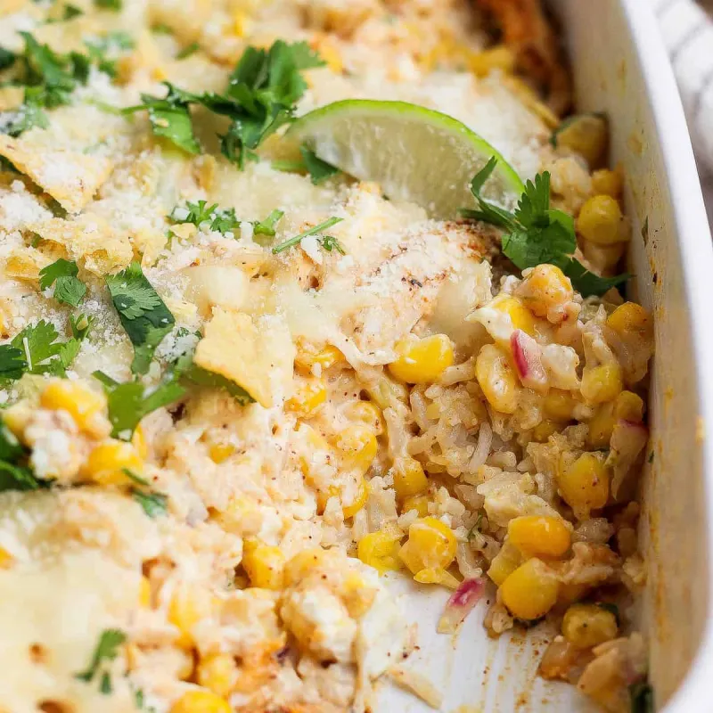 Street Corn Chicken Casserole