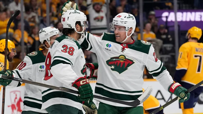 A fast first period sets the tone as the Wild open with a 3-1 win over Nashville