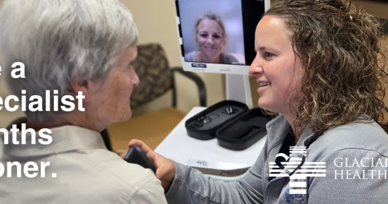 A Georgia specialist, a Glenwood exam room: one patient's eCare visit