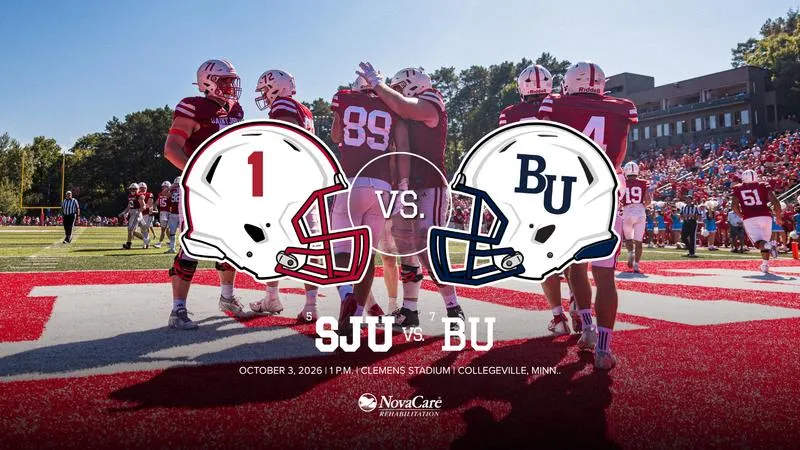 No. 5 SJU & No. 7 Bethel Clash Saturday in Collegeville