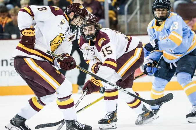 No. 5 Bulldogs Use Four Goal Third Period to Bully Long Island 7-4 in Season Opener