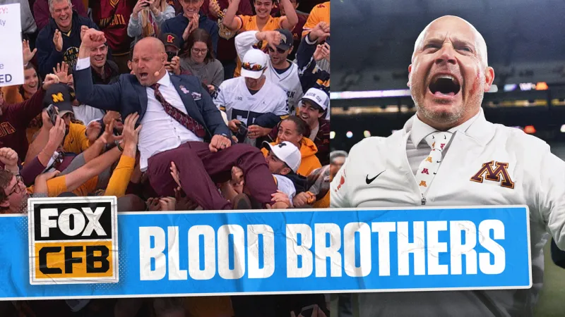 P.J. Fleck Goes Crowd-Surfing, Explains Viral Blood Moment On 'Big Noon Kickoff'