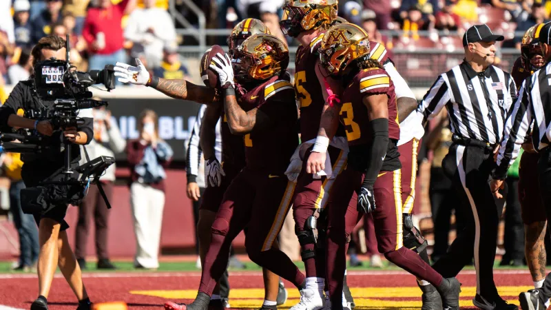 Minnesota beats Michigan 20-14 behind a dominant defense for a rare lift of the Little Brown Jug