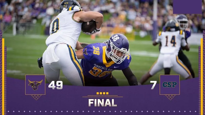 No. 5 Mavericks Race Past Concordia-St. Paul for 49-7 Victory on Homecoming