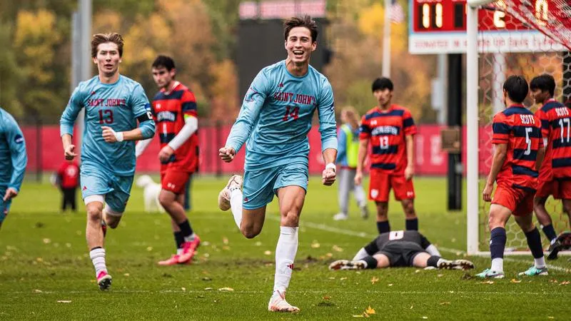 Persistence Pays Off in No. 24 SJU's 2-1 Win Over Macalester