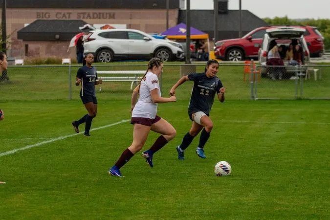 Ganske Records a Brace in Homecoming Victory