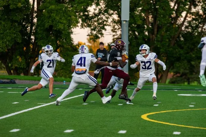 Football's Homecoming Rally Falls Short