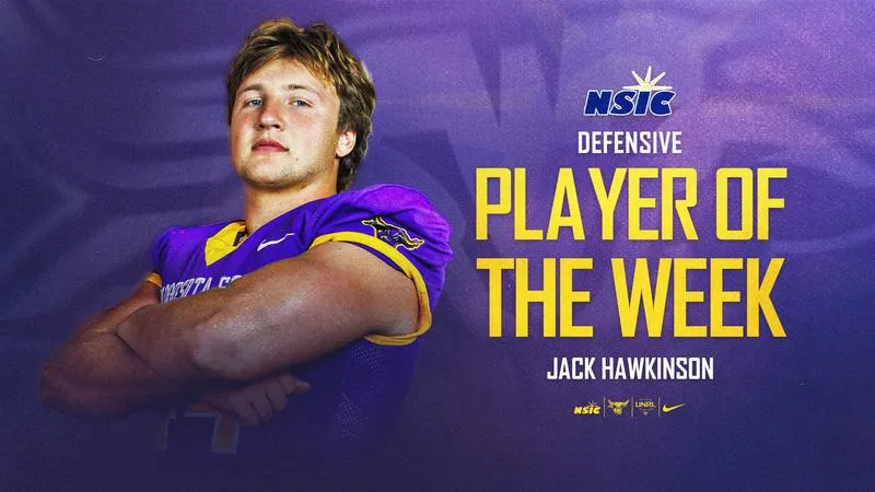 Hawkinson Garners NSIC Defensive Player of the Week Honors