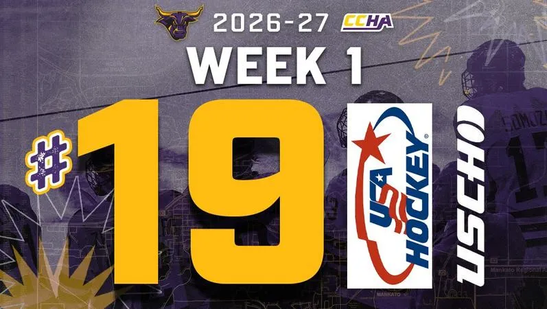 Maverick Men's Hockey Ranked 19th in Latest National Polls