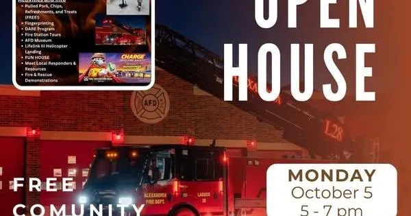 Alexandria Fire Department hosts their annual Open House tonight (Monday)