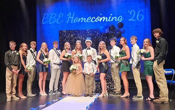 Mueller, Dingmann crowned at B-B-E's Homecoming (VIDEO)