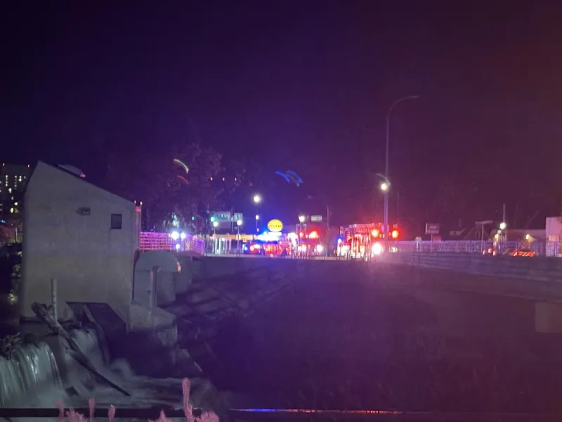 Person Falls from Silver Lake Retaining Wall