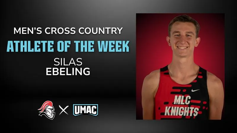 Silas Ebeling named UMAC athlete of the week