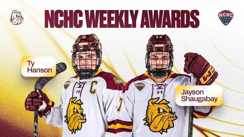 Shaugabay and Hanson Earn NSIC Weekly Honors for the Bulldogs