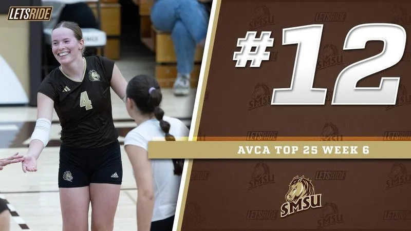 SMSU volleyball drops to No. 12 in AVCA poll