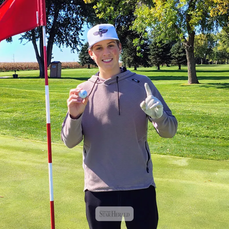Sailor records hole-in-one Oct. 4 at Luverne Country Club