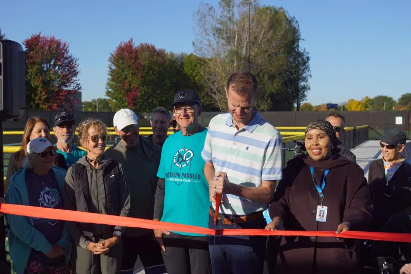 St. Cloud Holds Ribbon Cutting for New Outdoor Pickleball Courts At Whitney Park