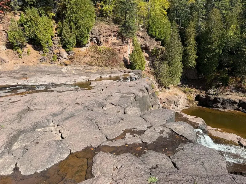 Gooseberry Falls Looked Very Different After A Dry Summer