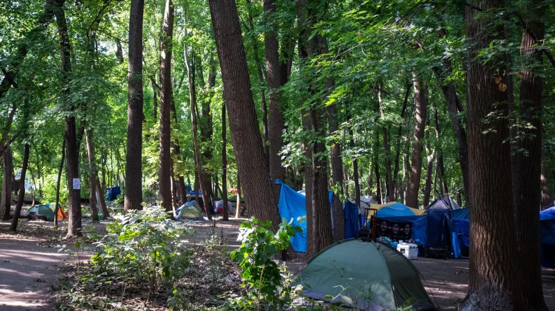 Meet the elder protecting neighbors at an encampment