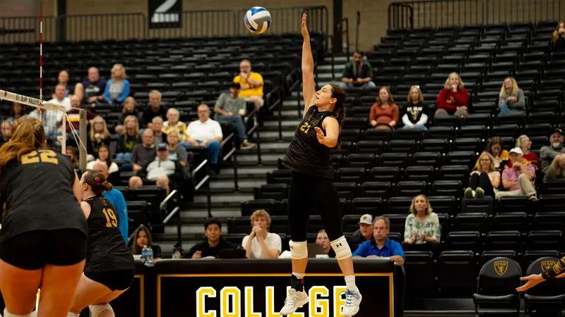 Volleyball downs Gustavus in four for first win in St. Peter since 2010