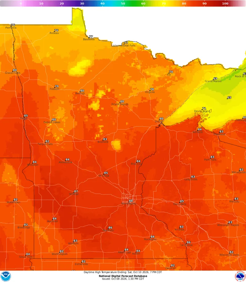 Summerlike warmth arrives for the weekend