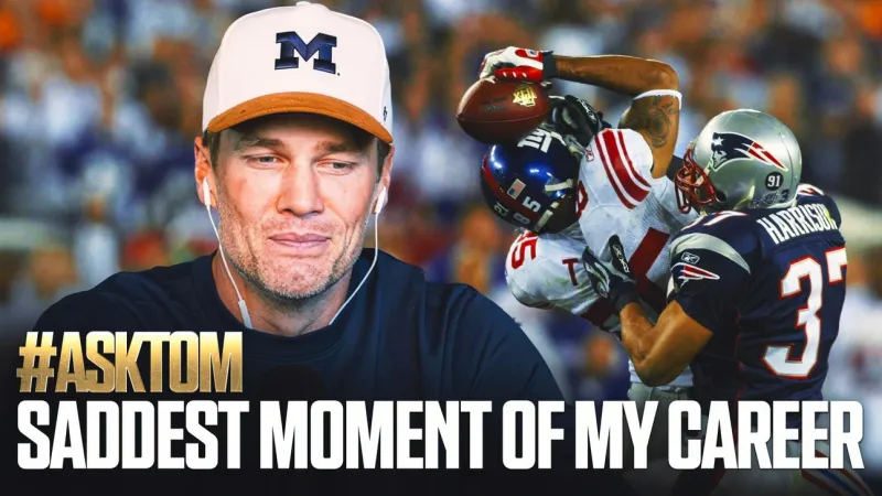 Tom Brady Remembers The Saddest Moment Of Career: 'Worst Thing I Could've Ever Imagined'