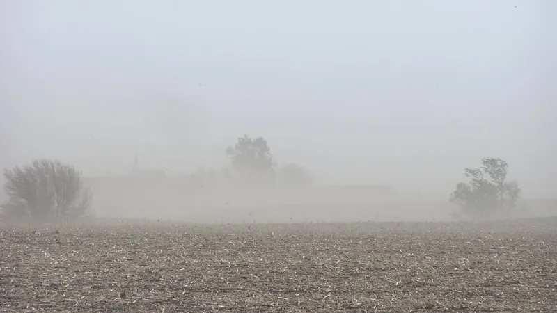 Hold onto your hats & watch for harvest dust