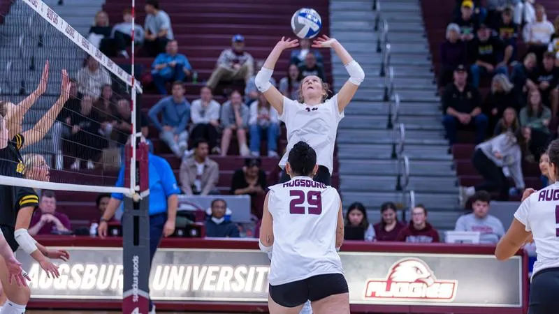 Auggies score win in four sets at Concordia