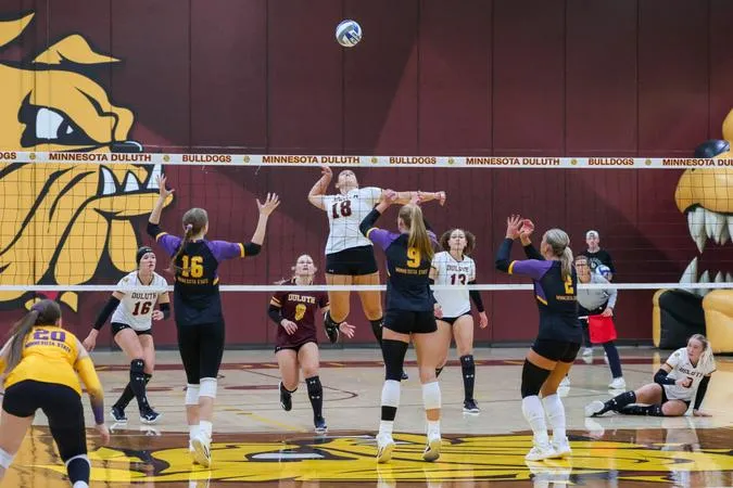 No. 14 Volleyball Falls to Minnesota State in Four Sets