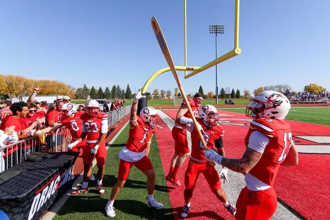 Burn The Boats! Dragons Singe Marauders on Homecoming