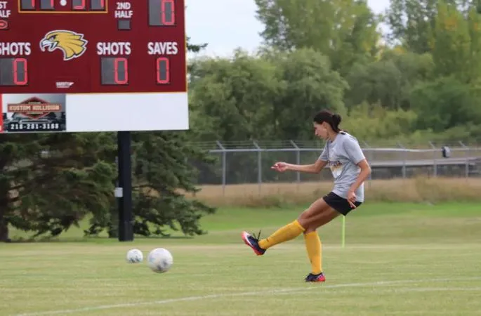 Green Scores a Goal in Minnesota Crookston's 5-1 Loss to UMD