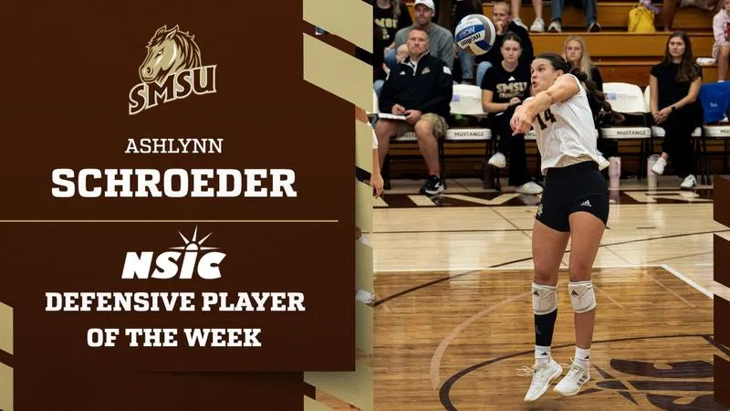 Ashlynn Schroeder named NSIC Defensive Player of the Week