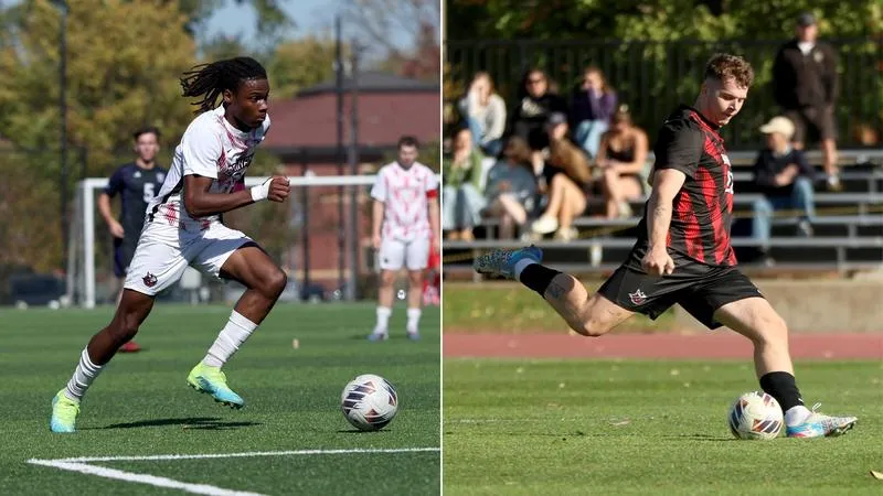 Tendaie, van Wijland Sweep UMAC Men's Soccer Weekly Awards