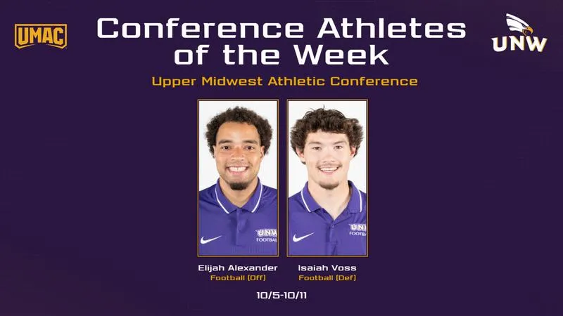 Football Wins UMAC Player of the Week Honors on Both Sides of Ball