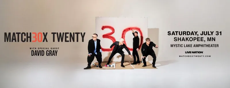 Matchbox Twenty Coming To Mystic Lake Amphitheater In 2027 -- Win Tickets!