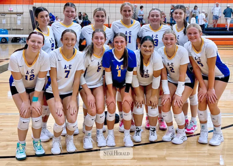 Dragons volleyball team places second in Marshall tournament