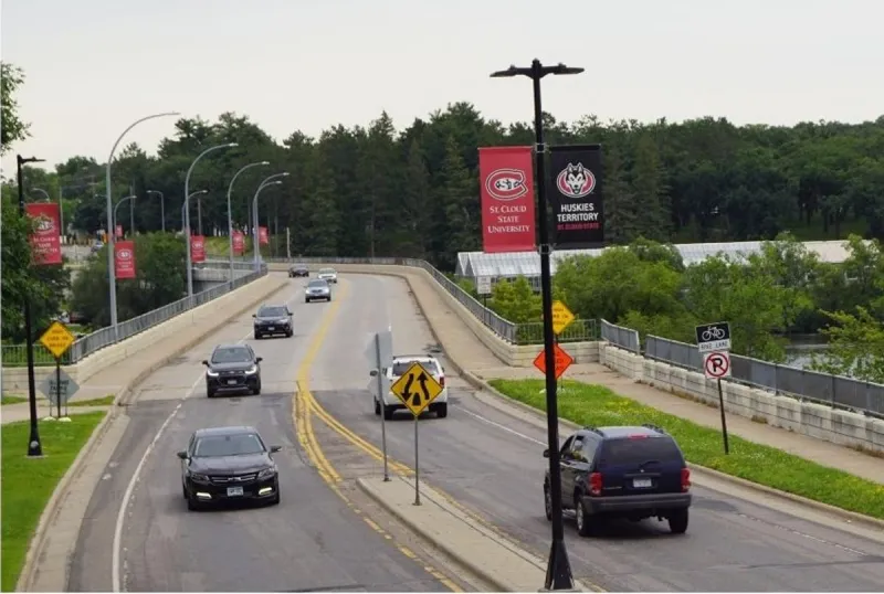 St. Cloud Marks University Bridge Damage, Keeps All Lanes Open