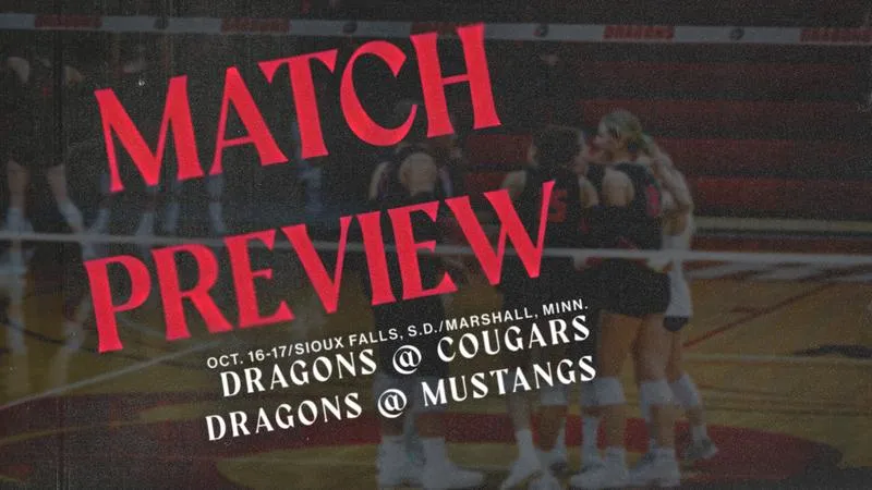 Dragons Take to the Road for Matches with Coo, Mustangs