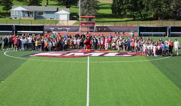 Saint Mary's Hosts Fastenal Youth Sports Day for Winona Fourth Graders