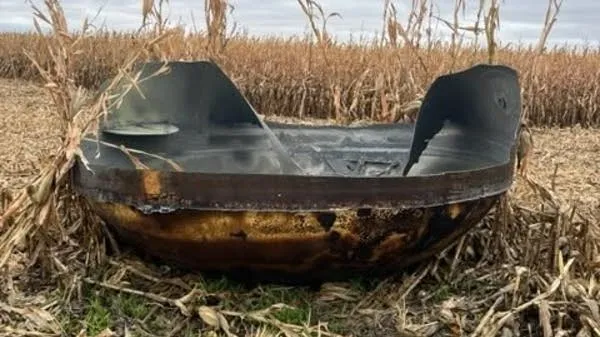 Possible space debris found in Stevens County cornfield