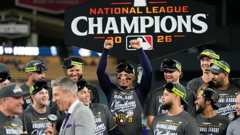 Brewers sweep the Dodgers in the NLCS to reach the World Series for the first time since 1982