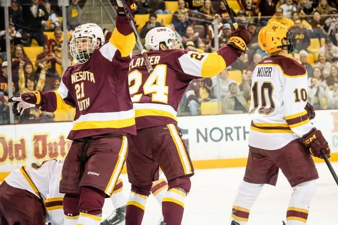 It's Goals Galore for No. 9 Bulldogs in 7-1 Rout of No. 22/RV Minnesota