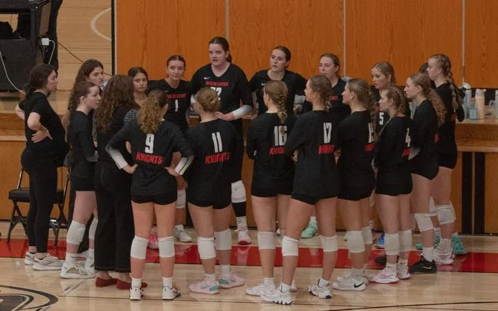 Volleyball swept by Northwestern