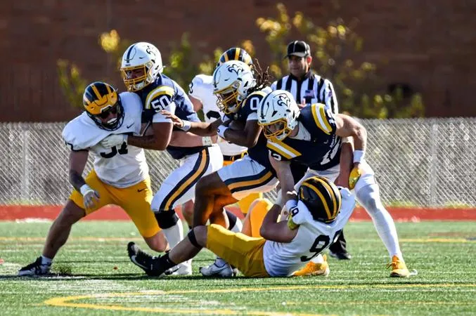 Football Falls to Gustavus at Home