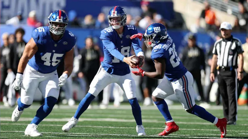 Giants Bench QB Jameis Winston; J.J. McCarthy Enters Game Against Saints