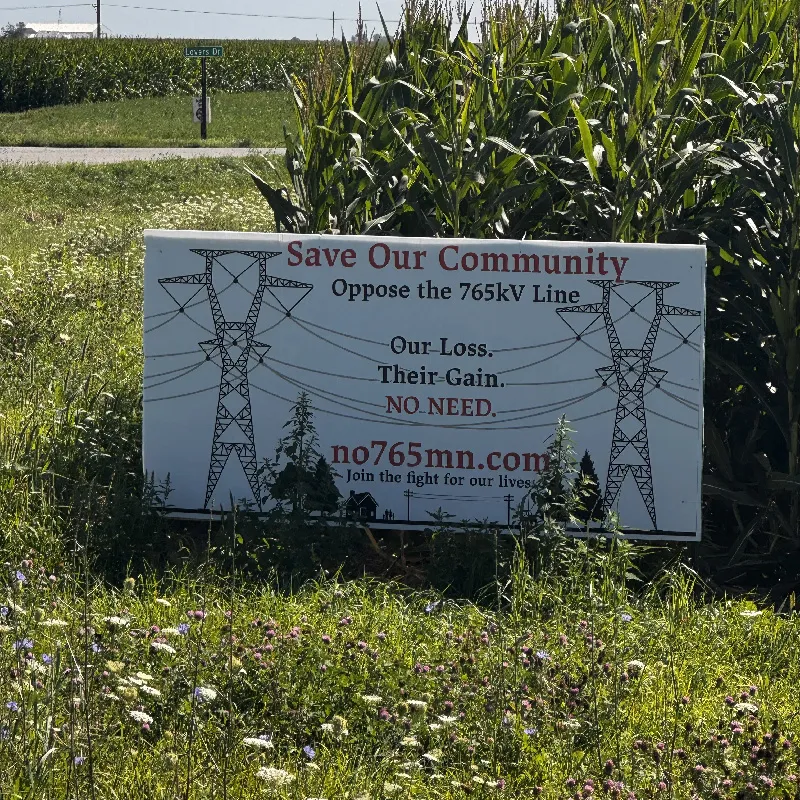 Caledonia Opposes Gopher to Badger Link Transmission Line
